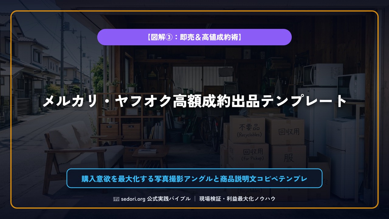 ジモティーの「0円・格安お宝商品」をライバルに横取りされない通知設定と初回メッセージ文例 図解3